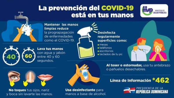 La prevención del COVID-19 está en tus manos.