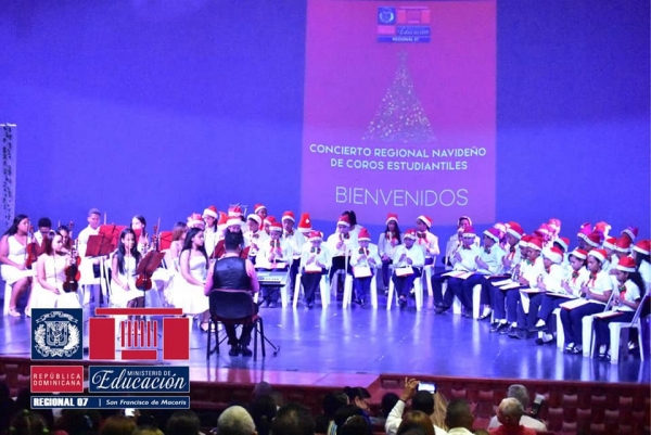 Regional Educación 07 realiza primer Concierto Regional Navideño de Coros Estudiantiles