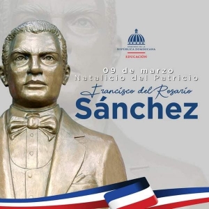 Hoy conmemoramos el 205 aniversario del natalicio de nuestro pr&oacute;cer de la patria Francisco del Rosario S&aacute;nchez.