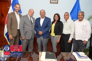 UASD Recinto San Francisco y Regional de Educaci&oacute;n 07 sostienen encuentro con director DIGEIG.