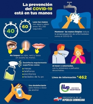 La prevenci&oacute;n del COVID-19 est&aacute; en tus manos