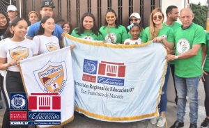 Regional Educaci&oacute;n 07 participa en XVI Jornada de Aire Limpio, Vida Sana