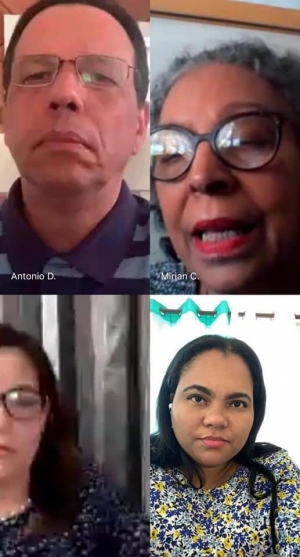 Ministro Pe&ntilde;a Mirabal encabeza reuni&oacute;n virtual y recibe informe sobre distintos aspectos en proceso en la comunidad educativa